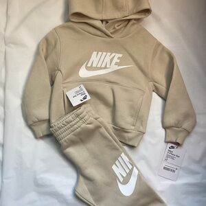 Nike Kids Tan Sweatpants & Hoodie Set